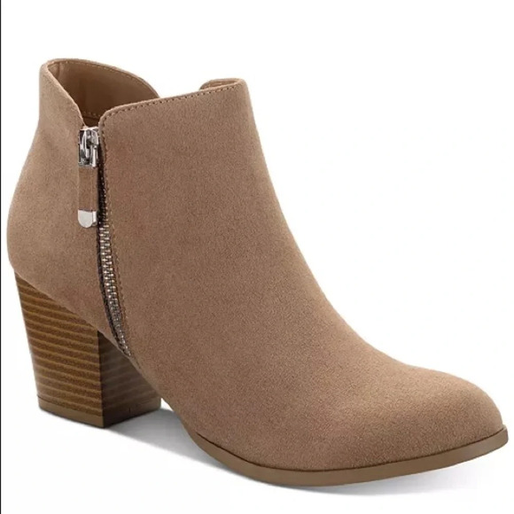 Style & Co. Shoes - Style & Co Taupe Masrinaa Ankle Booties